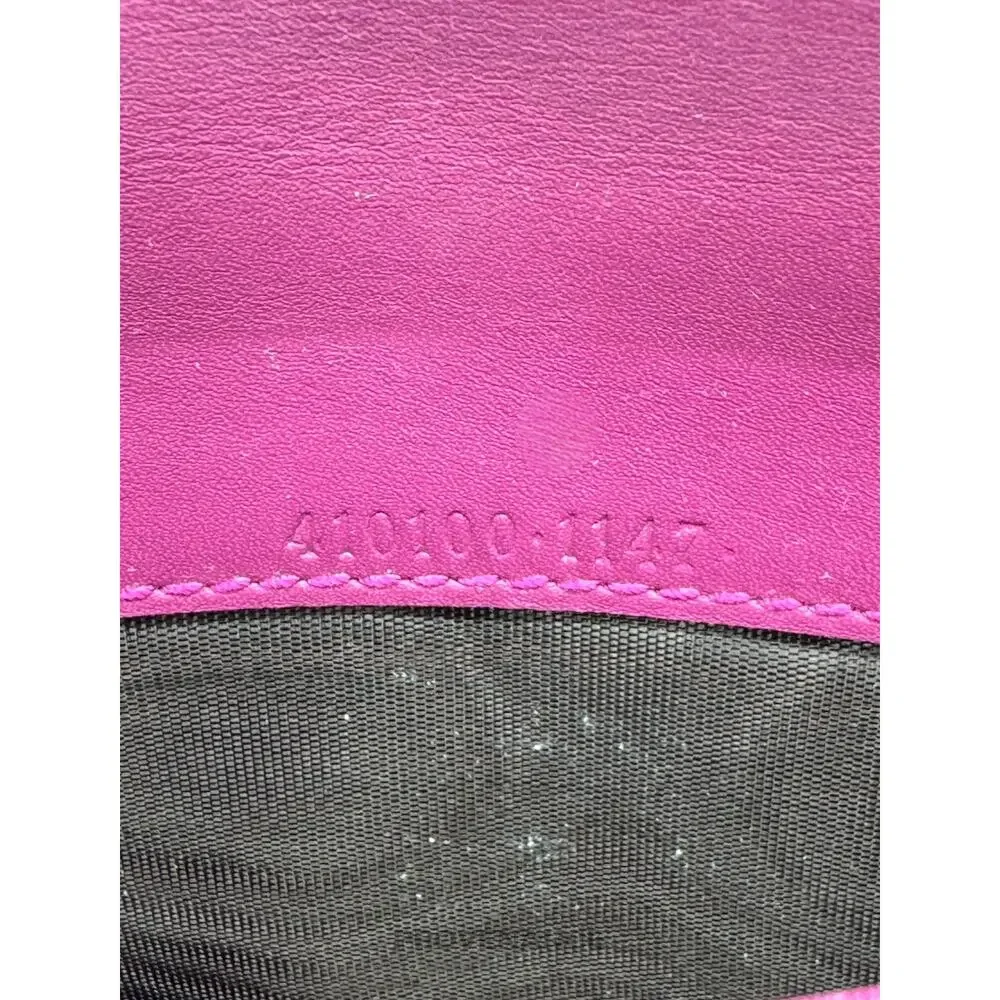 🔴 Gucci Snap Long Wallet - GG Supreme Red Pink - Picture 11 of 11